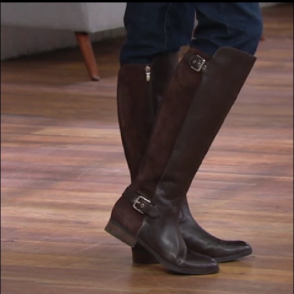 Marc Fisher Shoes - 🦋 NWOT Marc Fisher Leather Wide Calf Boots - 8